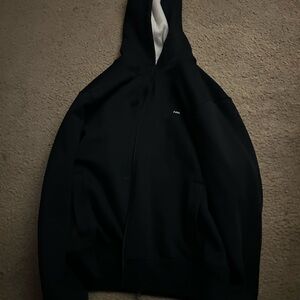 Michael Kors Black Zip-Up Sweater